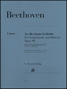 An die ferne Geliebte (fur Singstimme und Klavier) Op. 98 Vocal Solo & Collections sheet music cover